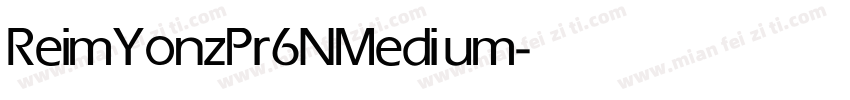 ReimYonzPr6N Medium字体转换